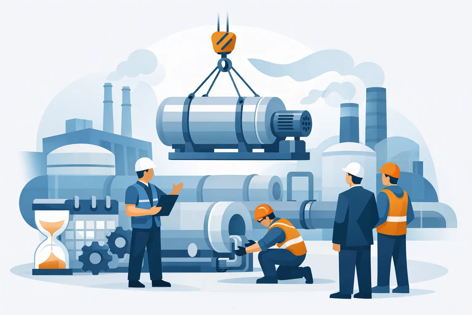 Equipment Installation During Shutdown Planning