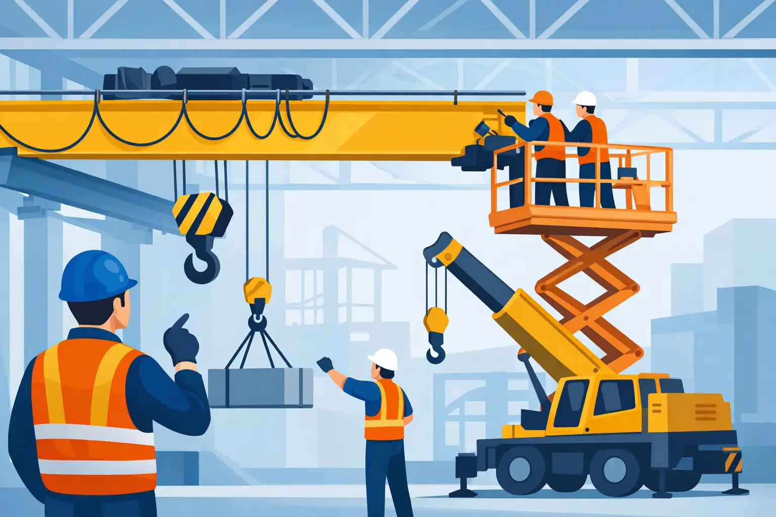 How to Install an EOT Crane Safely Onsite
