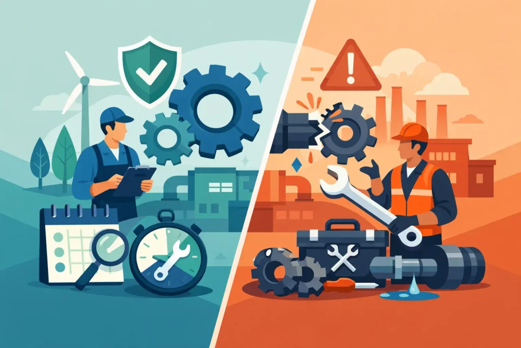 Preventive Versus Corrective Maintenance Compared