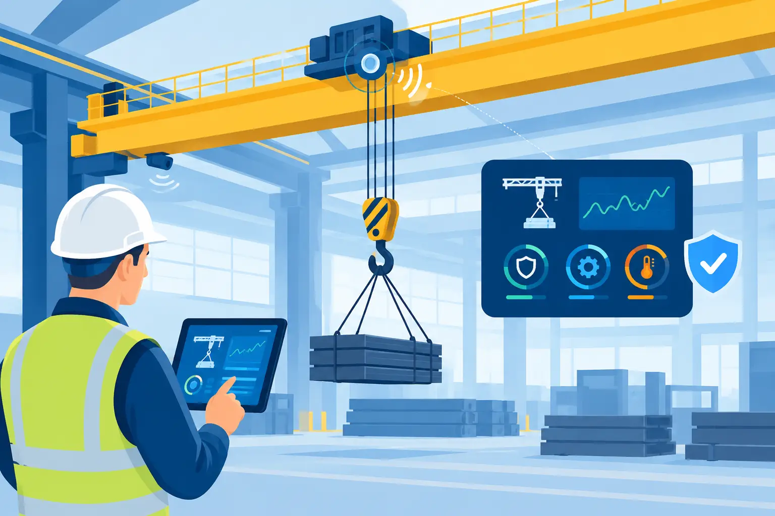 Smart Crane Monitoring for Safer Plant Uptime