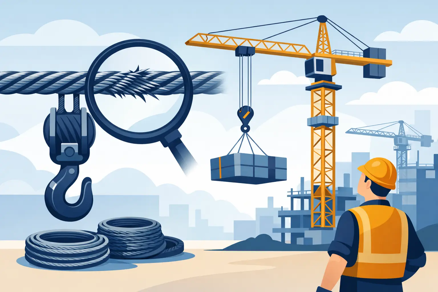 When to Replace Crane Wire Ropes on Site