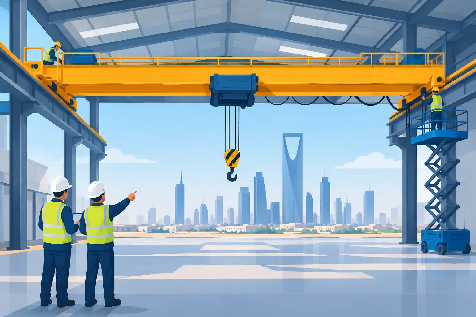 EOT Crane Installation Riyadh for Safe Uptime