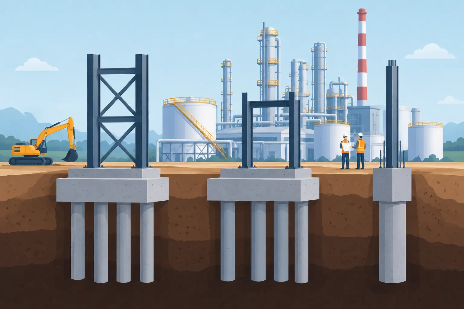 Guide to Industrial Foundations for Plant Projects